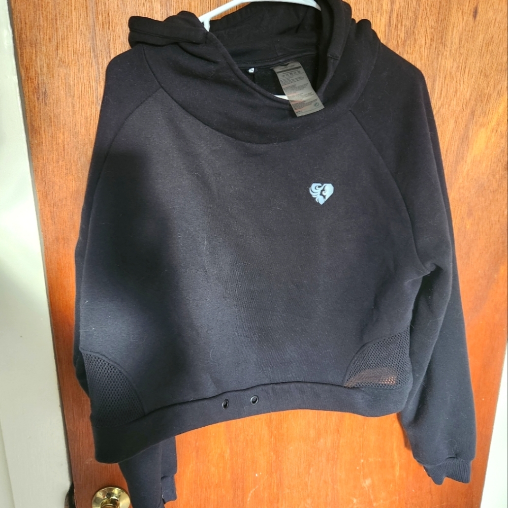 Active cropped hoodie